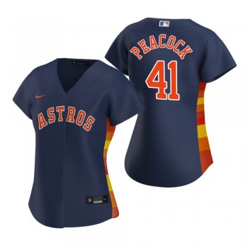 Women's Houston Astros Brad Peacock Nike Navy 2020 Replica Alternate Jersey