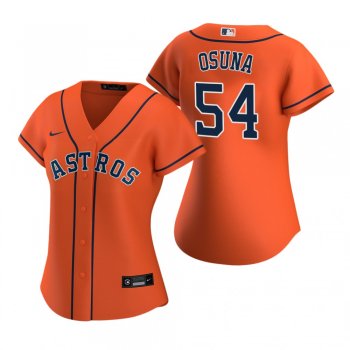 Women's Houston Astros Roberto Osuna Nike Orange 2020 Replica Alternate Jersey