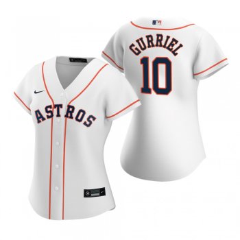 Women's Houston Astros Yuli Gurriel Nike White 2020 Replica Home Jersey