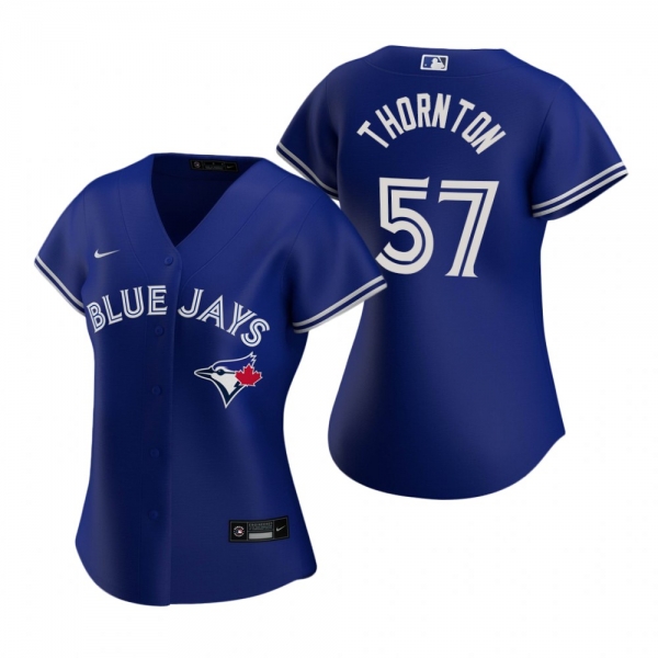 Women's Toronto Blue Jays Trent Thornton Nike Royal 2020 Replica Alternate Jersey