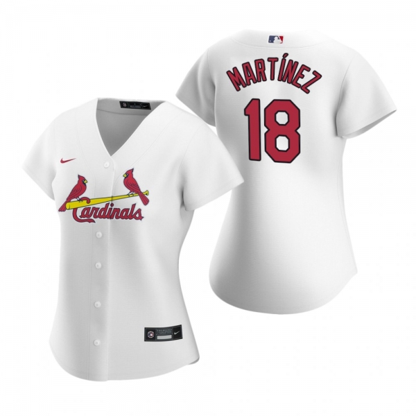 Women's St. Louis Cardinals Carlos Martinez Nike White 2020 Replica Home Jersey