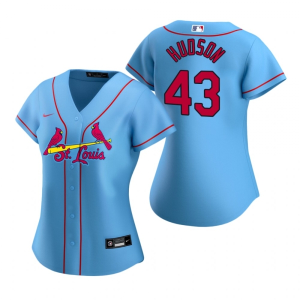 Women's St. Louis Cardinals Dakota Hudson Nike Light Blue 2020 Replica Alternate Jersey