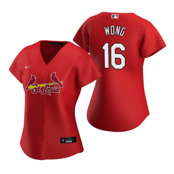 Women's St. Louis Cardinals Kolten Wong Nike Red 2020 Replica Alternate Jersey