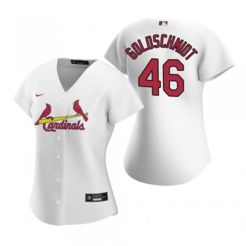 Women's St. Louis Cardinals Paul Goldschmidt Nike White 2020 Replica Home Jersey