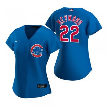 Women's Chicago Cubs Jason Heyward Nike Royal 2020 Replica Alternate Jersey