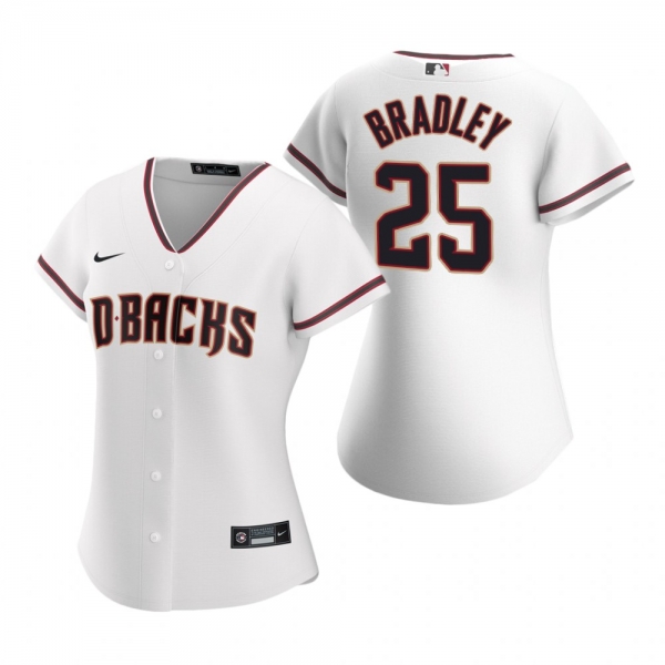 Women's Arizona Diamondbacks Archie Bradley Nike White 2020 Replica Home Jersey