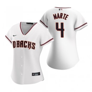 Women's Arizona Diamondbacks Ketel Marte Nike White 2020 Replica Home Jersey