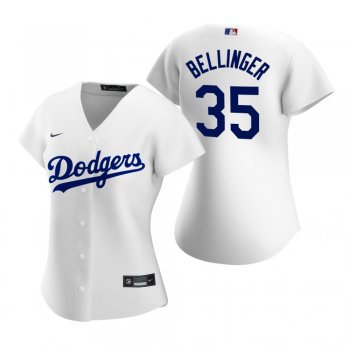 Women's Los Angeles Dodgers Cody Bellinger Nike White 2020 Replica Home Jersey