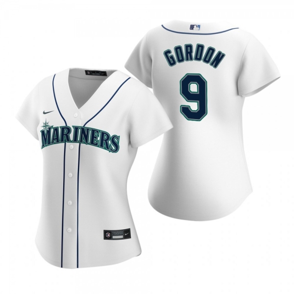 Women's Seattle Mariners Dee Gordon Nike White 2020 Replica Home Jersey