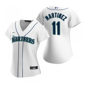 Women's Seattle Mariners Edgar Martinez Nike White 2020 Replica Home Jersey