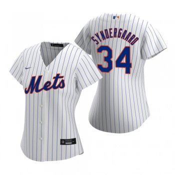 Women's New York Mets Noah Syndergaard Nike White 2020 Replica Home Jersey