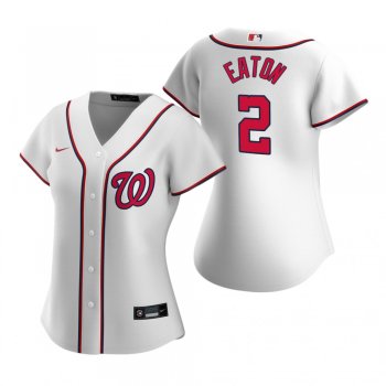 Women's Washington Nationals Adam Eaton Nike White 2020 Replica Home Jersey