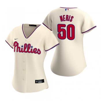 Women's Philadelphia Phillies Hector Neris Nike Cream 2020 Replica Alternate Jersey