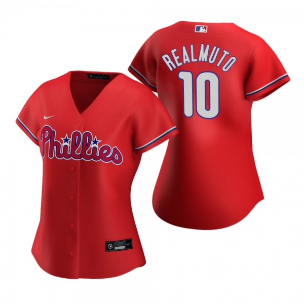 Women's Philadelphia Phillies J.T. Realmuto Nike Red 2020 Replica Alternate Jersey