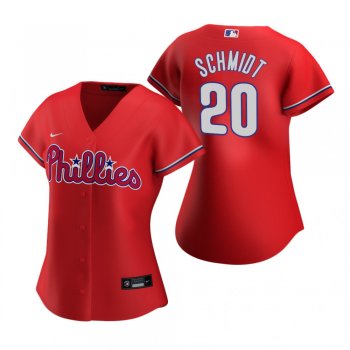 Women's Philadelphia Phillies Mike Schmidt Nike Red 2020 Replica Alternate Jersey