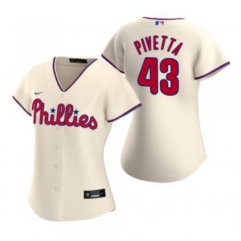 Women's Philadelphia Phillies Nick Pivetta Nike Cream 2020 Replica Alternate Jersey