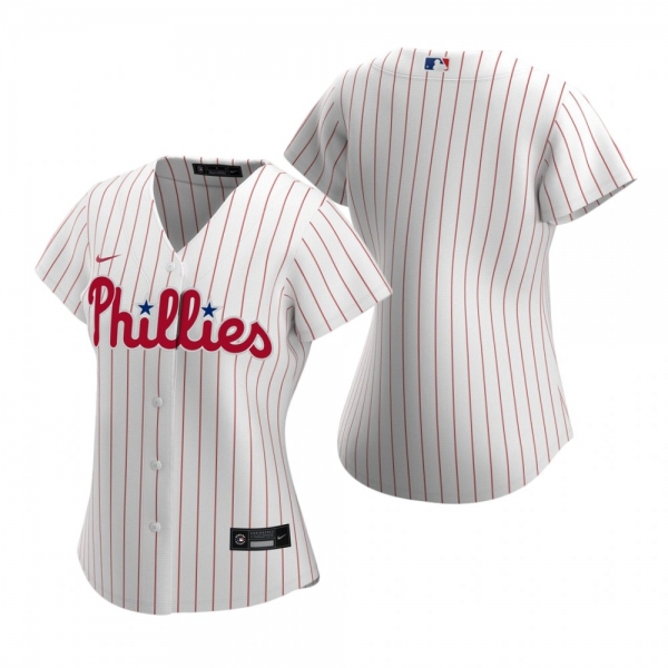 Women's Philadelphia Phillies Nike White 2020 Replica Home Jersey