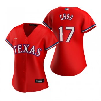 Women's Texas Rangers Shin-Soo Choo Nike Red 2020 Replica Alternate Jersey