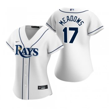 Women's Tampa Bay Rays Austin Meadows Nike White 2020 Replica Home Jersey