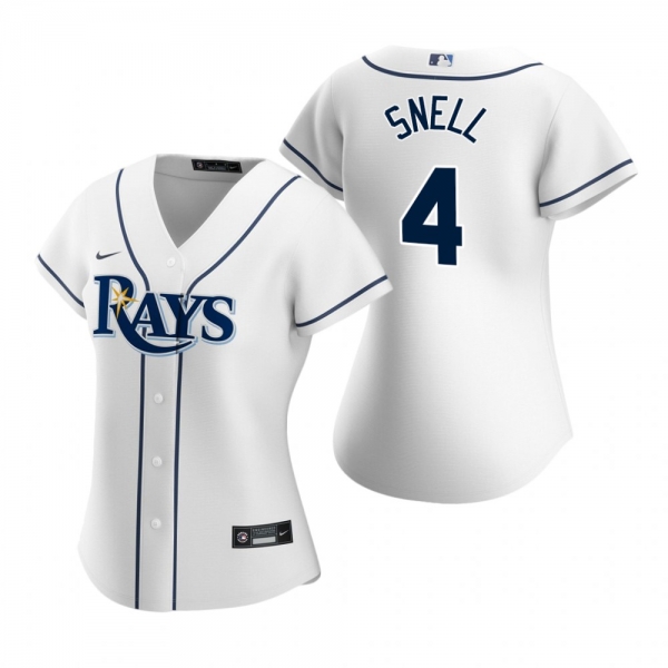 Women's Tampa Bay Rays Blake Snell Nike White 2020 Replica Home Jersey