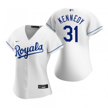 Women's Kansas City Royals Ian Kennedy Nike White 2020 Replica Home Jersey