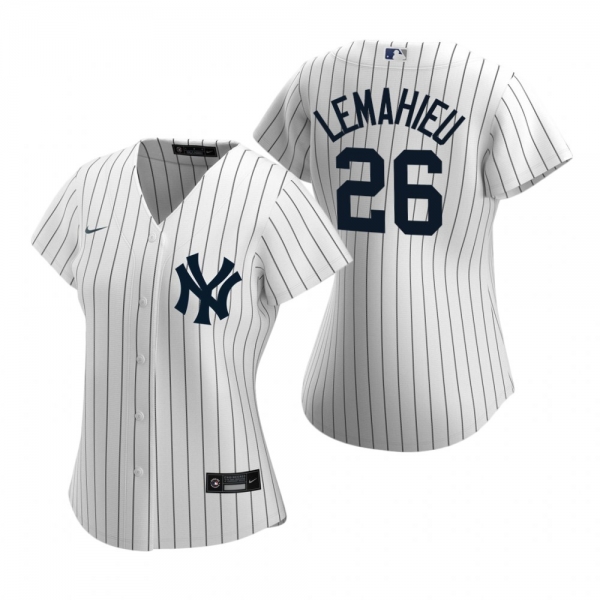 Women's New York Yankees DJ LeMahieu Nike White 2020 Replica Home Jersey