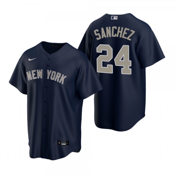 Men's New York Yankees Gary Sanchez Nike Navy Replica Alternate Jersey