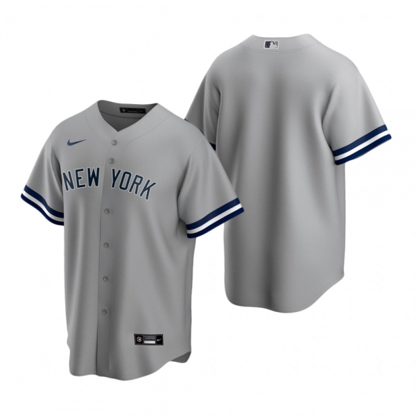 Men's New York Yankees Nike Gray Replica Road Jersey