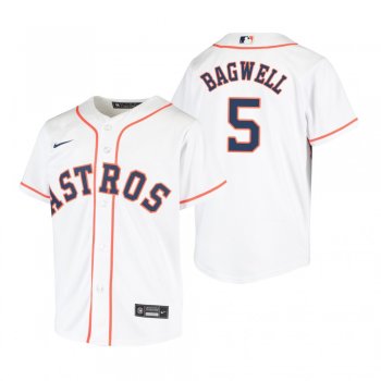 Youth Houston Astros Jeff Bagwell Nike White Replica Home Jersey