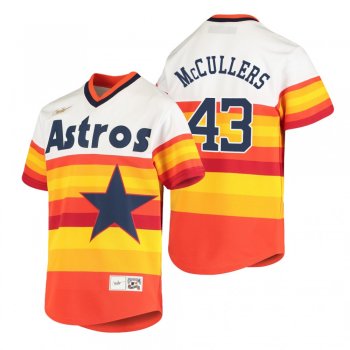 Youth Houston Astros Lance McCullers Nike White Orange Cooperstown Collection Home Jersey