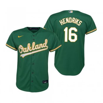 Youth Oakland Athletics Liam Hendriks Nike Kelly Green Replica Alternate Jersey