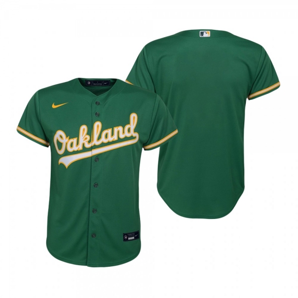 Youth Oakland Athletics Nike Kelly Green Replica Alternate Jersey