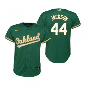 Youth Oakland Athletics Reggie Jackson Nike Kelly Green Replica Alternate Jersey