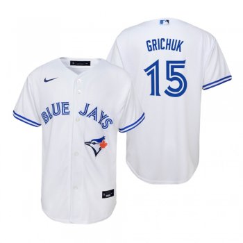 Youth Toronto Blue Jays Randal Grichuk Nike White Replica Home Jersey