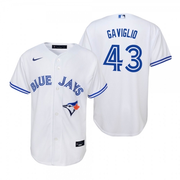 Youth Toronto Blue Jays Sam Gaviglio Nike White Replica Home Jersey