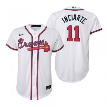 Youth Atlanta Braves Ender Inciarte Nike White Replica Home Jersey