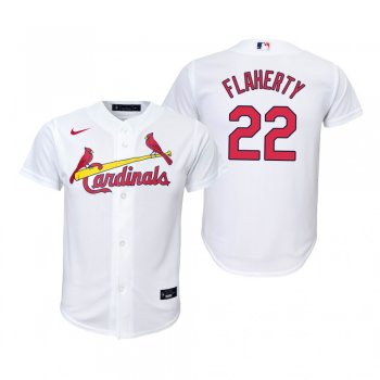 Youth St. Louis Cardinals Jack Flaherty Nike White Replica Home Jersey