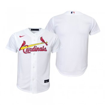 Youth St. Louis Cardinals Nike White Replica Home Jersey