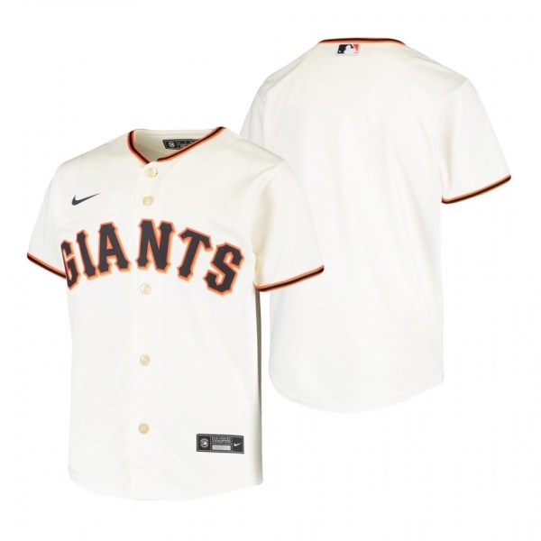 Youth San Francisco Giants Nike Cream Replica Home Jersey