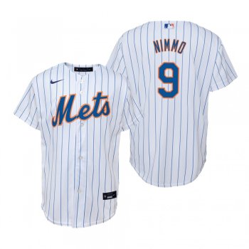 Youth New York Mets Brandon Nimmo Nike White Replica Home Jersey