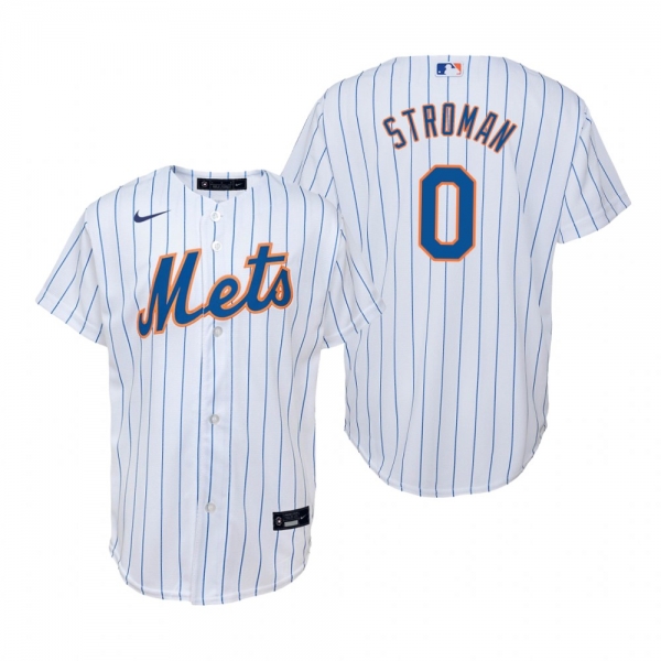 Youth New York Mets Marcus Stroman Nike White Replica Home Jersey