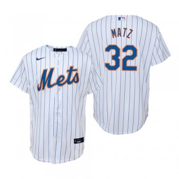 Youth New York Mets Steven Matz Nike White Replica Home Jersey