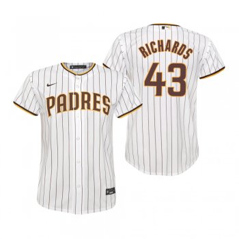 Youth San Diego Padres Garrett Richards Nike White Replica Home Jersey