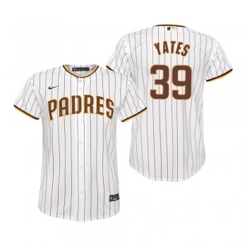 Youth San Diego Padres Kirby Yates Nike White Replica Home Jersey