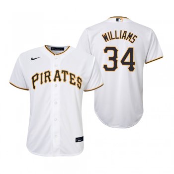 Youth Pittsburgh Pirates Trevor Williams Nike White Replica Home Jersey