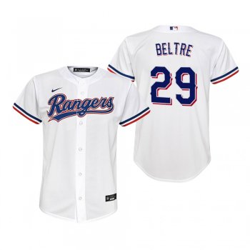 Youth Texas Rangers Adrian Beltre Nike White Replica Home Jersey