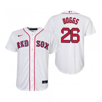 Youth Boston Red Sox Wade Boggs Nike White Replica Home Jersey