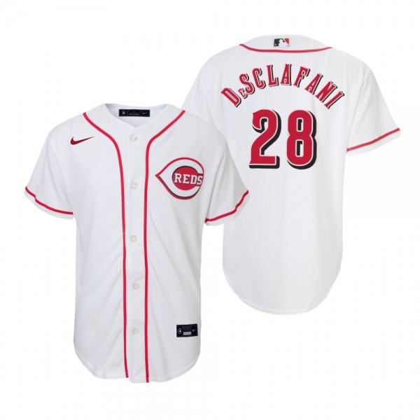 Youth Cincinnati Reds Anthony DeSclafani Nike White Replica Home Jersey