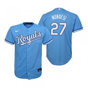 Youth Kansas City Royals Adalberto Mondesi Nike Light Blue Replica Alternate Jersey