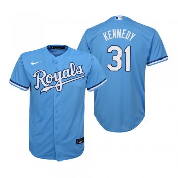 Youth Kansas City Royals Ian Kennedy Nike Light Blue Replica Alternate Jersey